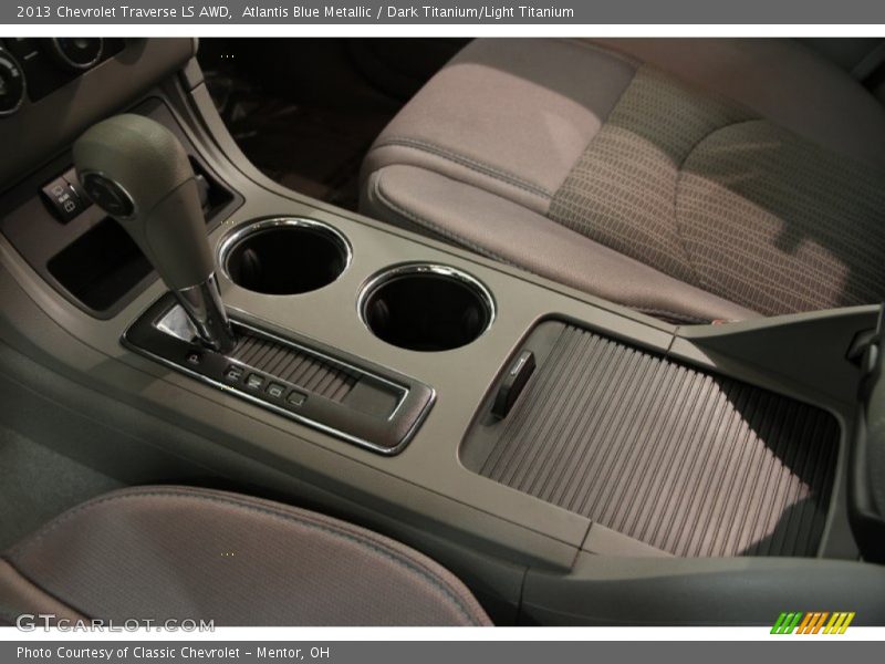 Atlantis Blue Metallic / Dark Titanium/Light Titanium 2013 Chevrolet Traverse LS AWD