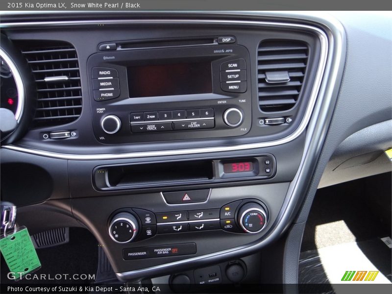 Snow White Pearl / Black 2015 Kia Optima LX