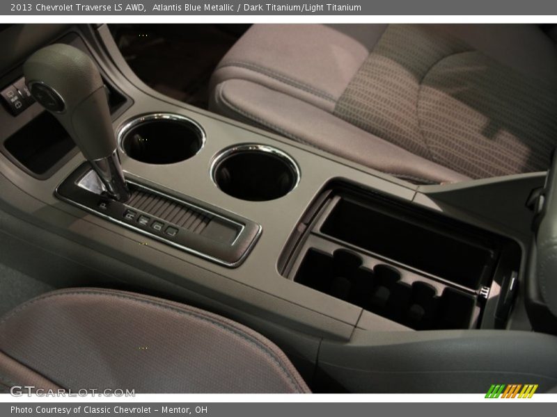 Atlantis Blue Metallic / Dark Titanium/Light Titanium 2013 Chevrolet Traverse LS AWD