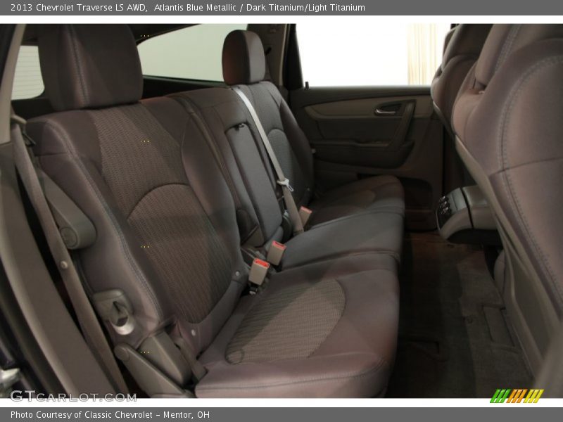 Atlantis Blue Metallic / Dark Titanium/Light Titanium 2013 Chevrolet Traverse LS AWD