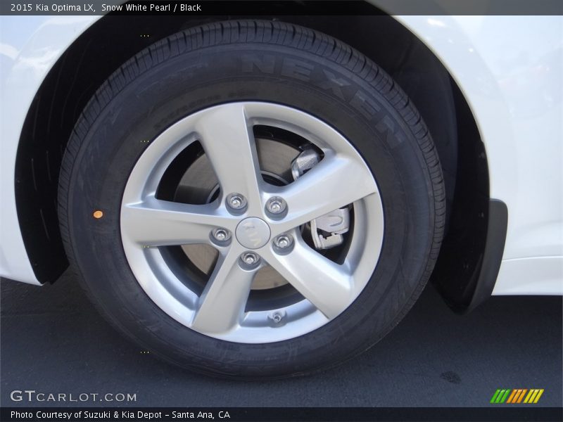 Snow White Pearl / Black 2015 Kia Optima LX