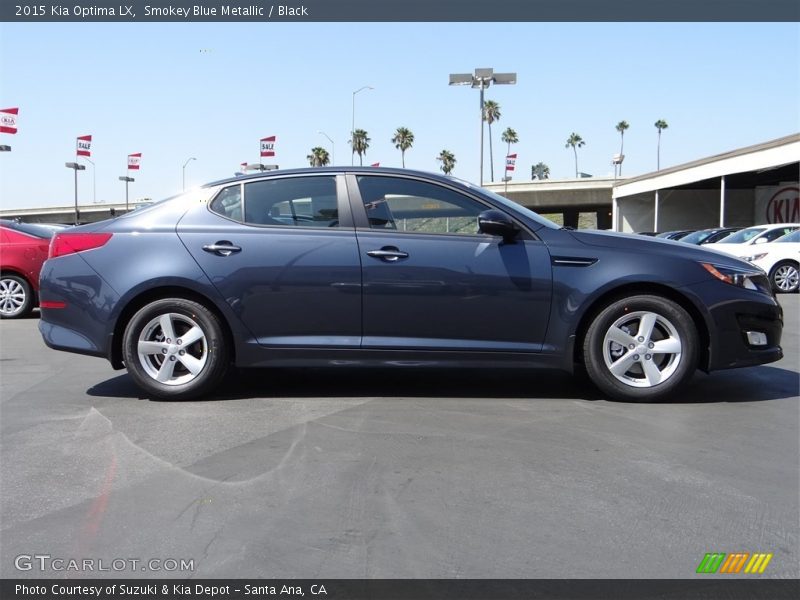 Smokey Blue Metallic / Black 2015 Kia Optima LX