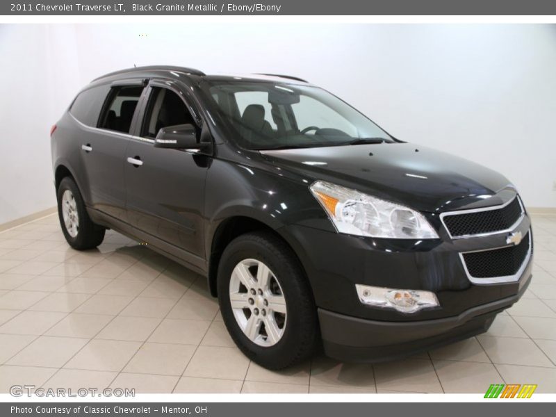 Black Granite Metallic / Ebony/Ebony 2011 Chevrolet Traverse LT