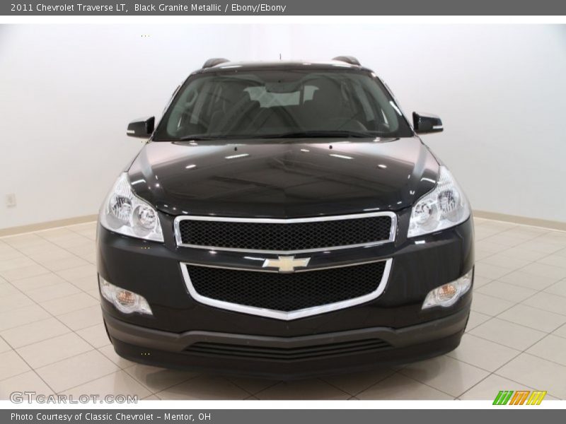 Black Granite Metallic / Ebony/Ebony 2011 Chevrolet Traverse LT