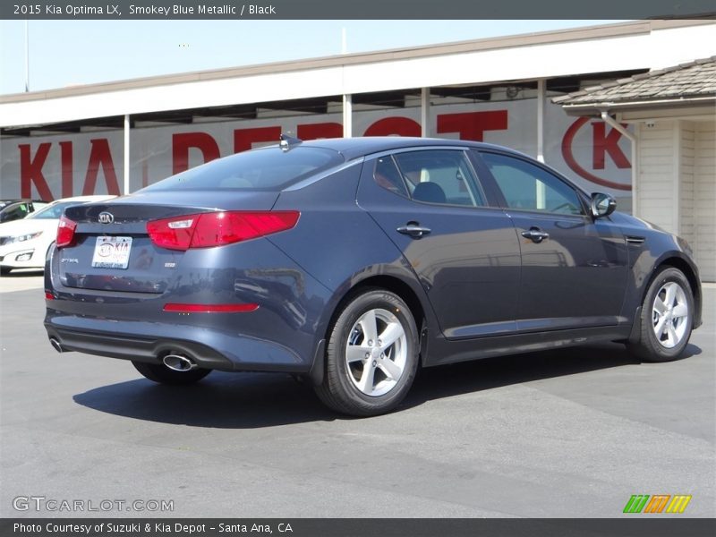 Smokey Blue Metallic / Black 2015 Kia Optima LX