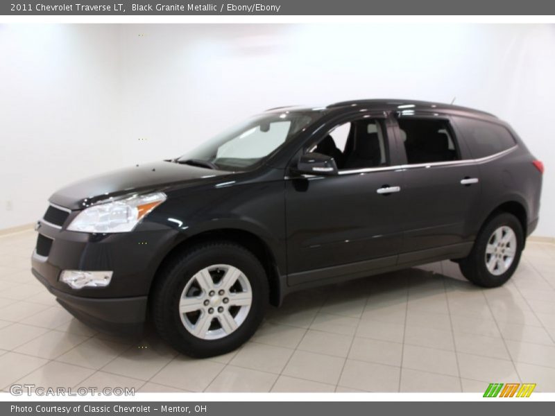 Black Granite Metallic / Ebony/Ebony 2011 Chevrolet Traverse LT