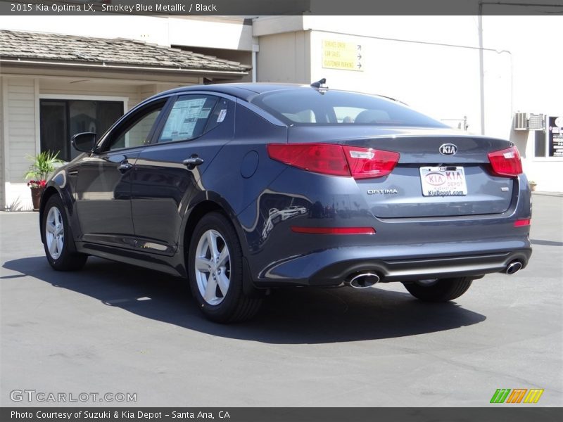 Smokey Blue Metallic / Black 2015 Kia Optima LX