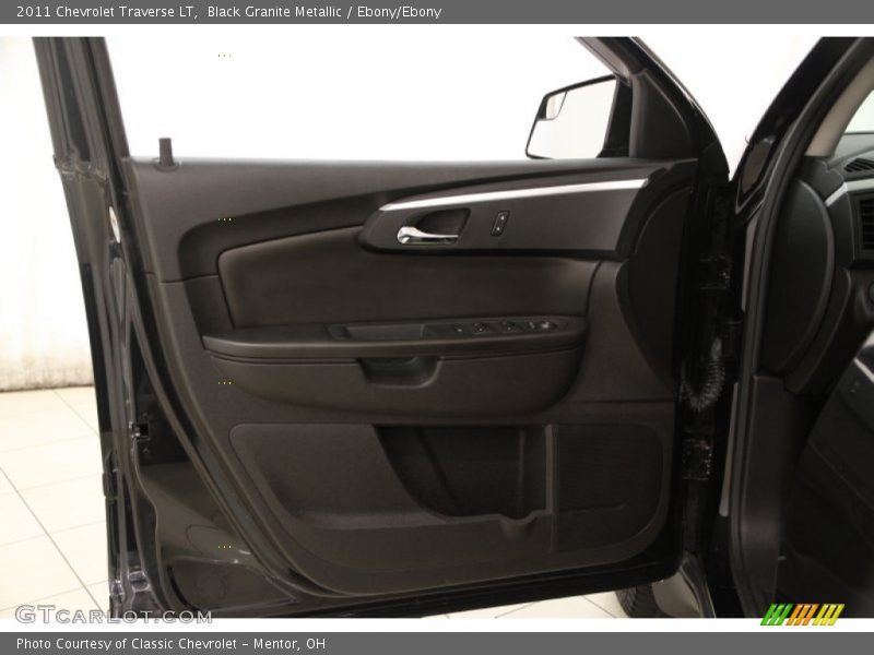 Black Granite Metallic / Ebony/Ebony 2011 Chevrolet Traverse LT
