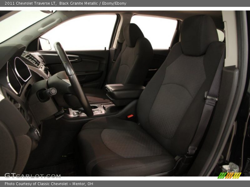 Black Granite Metallic / Ebony/Ebony 2011 Chevrolet Traverse LT