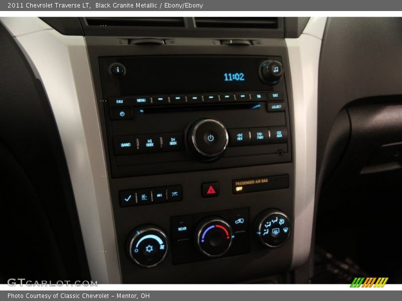 Black Granite Metallic / Ebony/Ebony 2011 Chevrolet Traverse LT