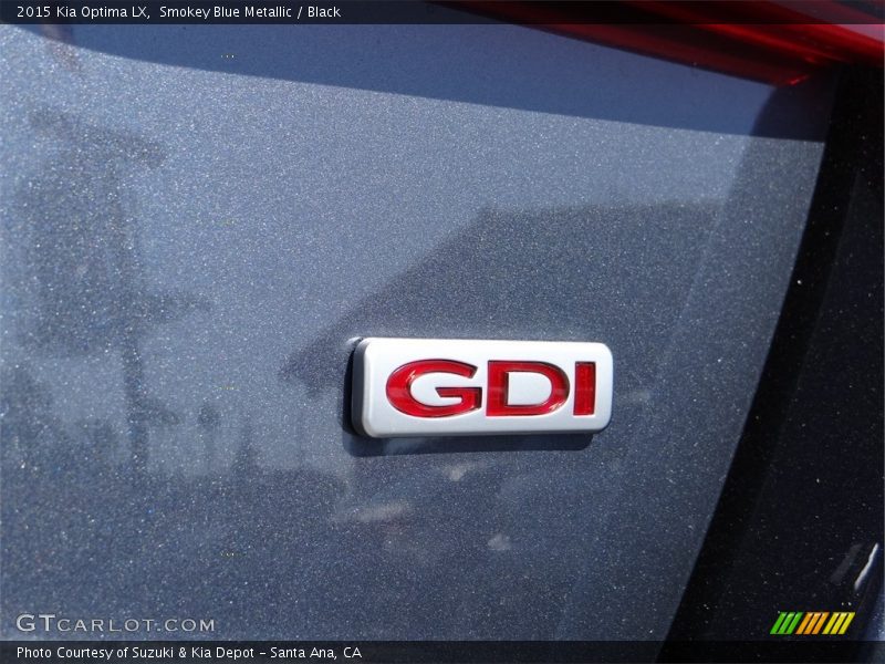 Smokey Blue Metallic / Black 2015 Kia Optima LX