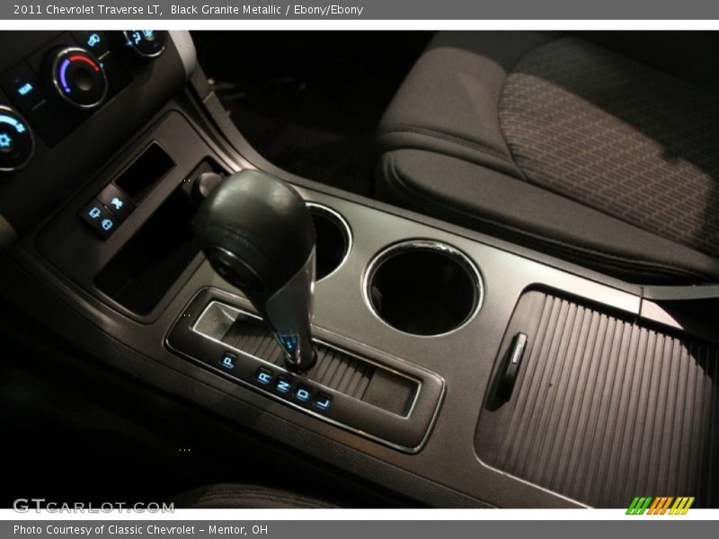 Black Granite Metallic / Ebony/Ebony 2011 Chevrolet Traverse LT