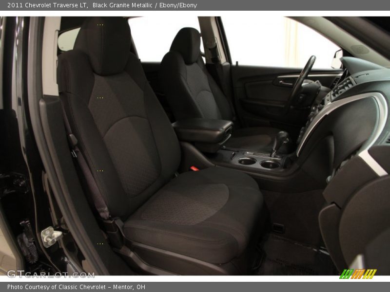 Black Granite Metallic / Ebony/Ebony 2011 Chevrolet Traverse LT