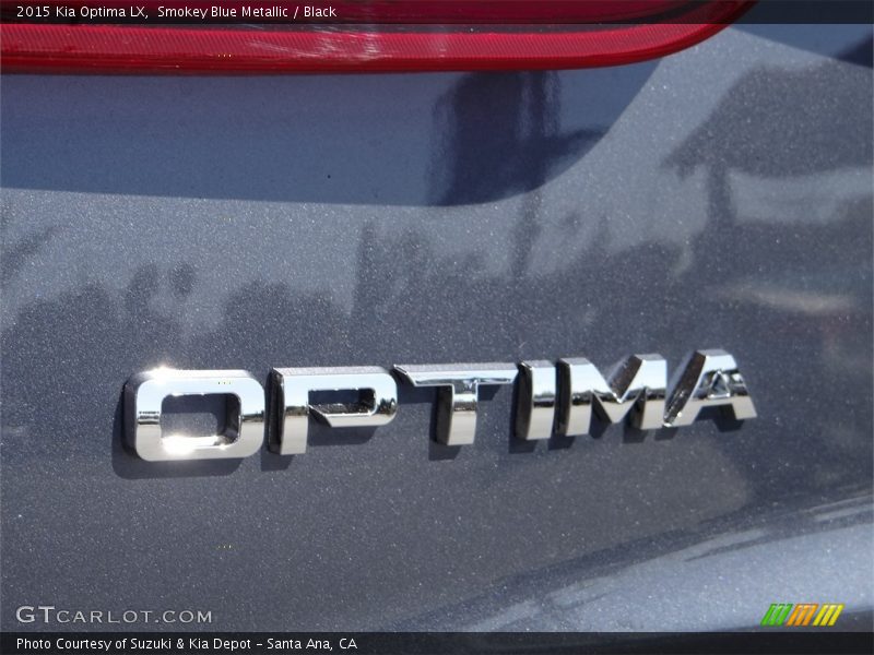 Smokey Blue Metallic / Black 2015 Kia Optima LX