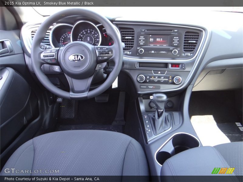 Smokey Blue Metallic / Black 2015 Kia Optima LX