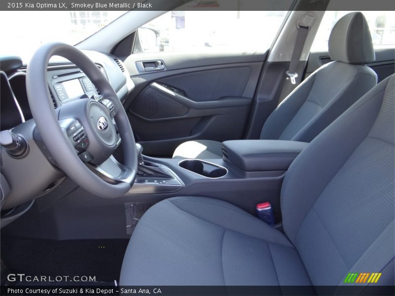 Smokey Blue Metallic / Black 2015 Kia Optima LX