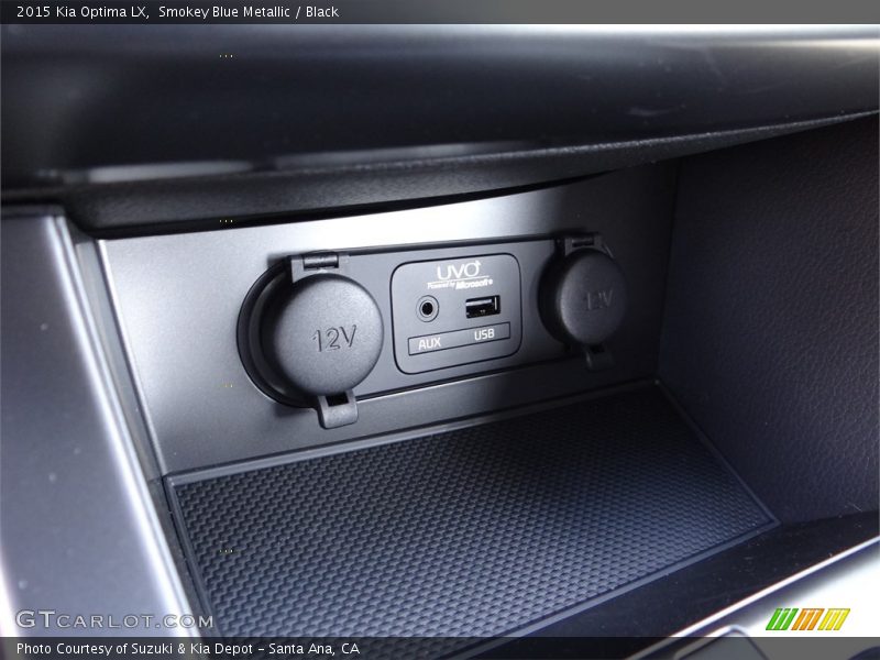 Smokey Blue Metallic / Black 2015 Kia Optima LX