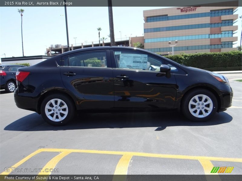Aurora Black / Beige 2015 Kia Rio LX