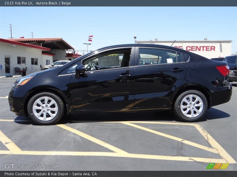 Aurora Black / Beige 2015 Kia Rio LX