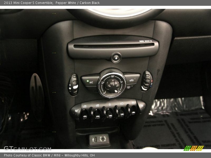 Pepper White / Carbon Black 2013 Mini Cooper S Convertible
