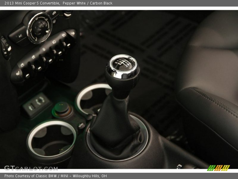 Pepper White / Carbon Black 2013 Mini Cooper S Convertible