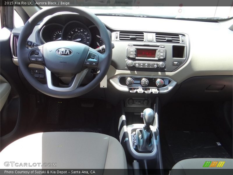 Dashboard of 2015 Rio LX