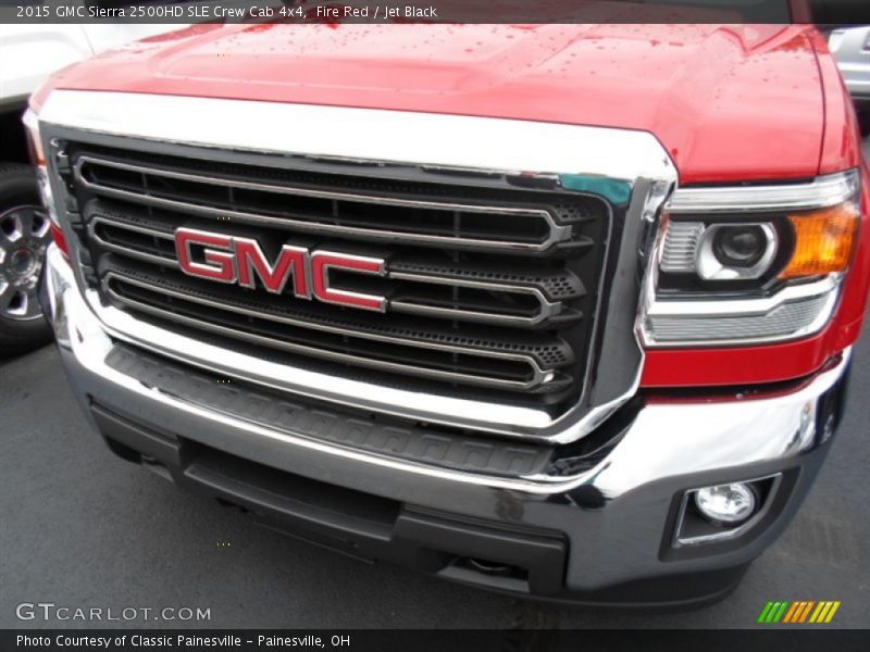 Fire Red / Jet Black 2015 GMC Sierra 2500HD SLE Crew Cab 4x4