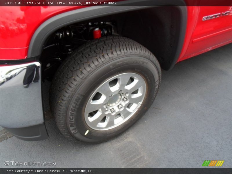 Fire Red / Jet Black 2015 GMC Sierra 2500HD SLE Crew Cab 4x4