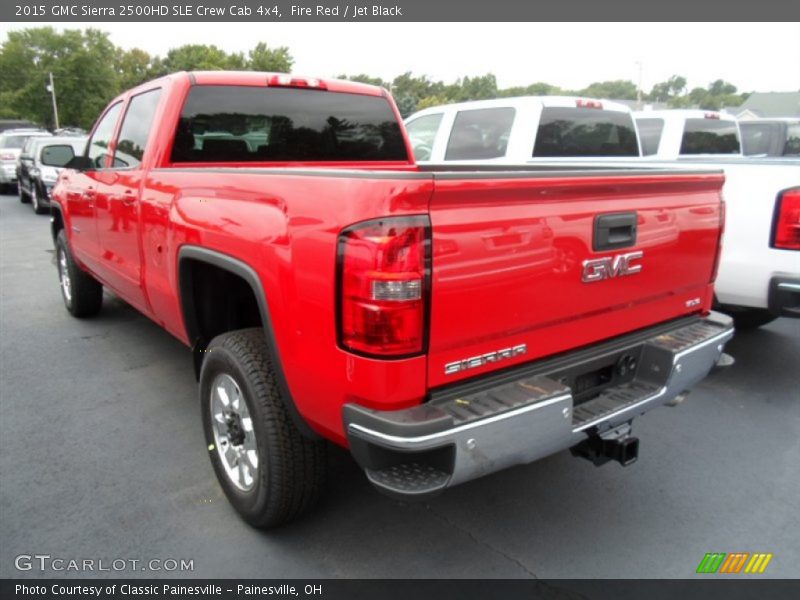 Fire Red / Jet Black 2015 GMC Sierra 2500HD SLE Crew Cab 4x4