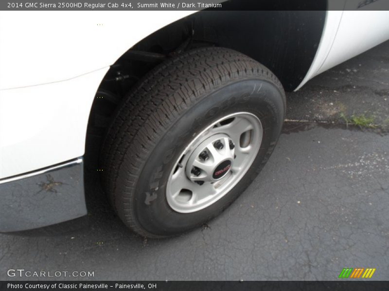 Summit White / Dark Titanium 2014 GMC Sierra 2500HD Regular Cab 4x4