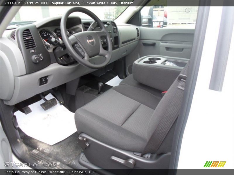 Summit White / Dark Titanium 2014 GMC Sierra 2500HD Regular Cab 4x4