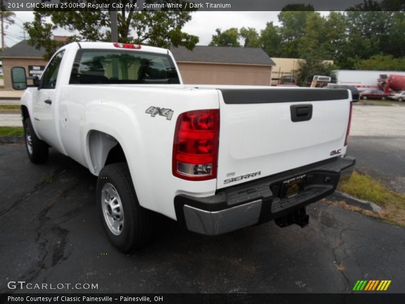 Summit White / Dark Titanium 2014 GMC Sierra 2500HD Regular Cab 4x4