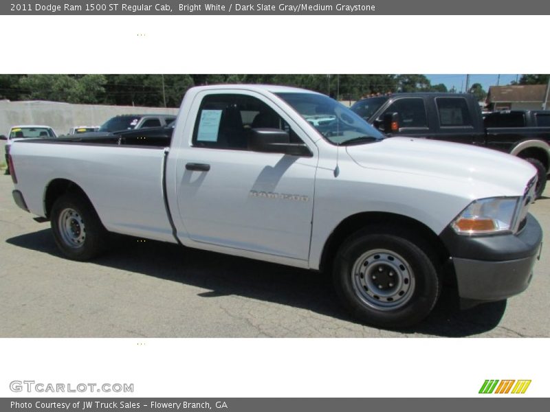 Bright White / Dark Slate Gray/Medium Graystone 2011 Dodge Ram 1500 ST Regular Cab