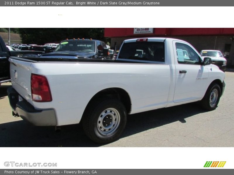 Bright White / Dark Slate Gray/Medium Graystone 2011 Dodge Ram 1500 ST Regular Cab