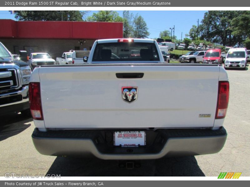Bright White / Dark Slate Gray/Medium Graystone 2011 Dodge Ram 1500 ST Regular Cab