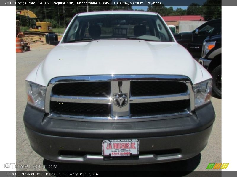 Bright White / Dark Slate Gray/Medium Graystone 2011 Dodge Ram 1500 ST Regular Cab