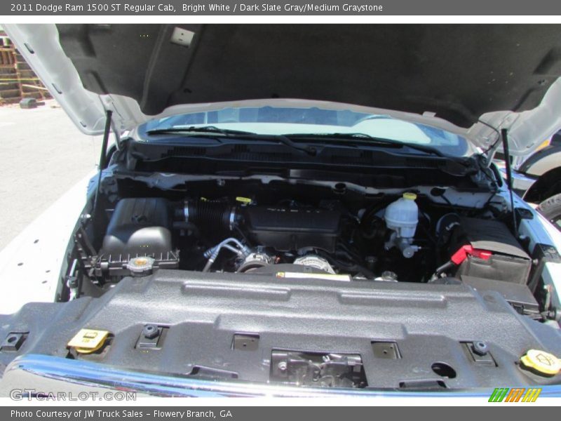 Bright White / Dark Slate Gray/Medium Graystone 2011 Dodge Ram 1500 ST Regular Cab
