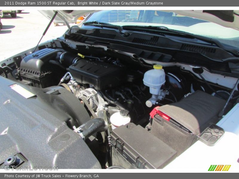 Bright White / Dark Slate Gray/Medium Graystone 2011 Dodge Ram 1500 ST Regular Cab