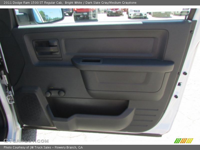 Bright White / Dark Slate Gray/Medium Graystone 2011 Dodge Ram 1500 ST Regular Cab