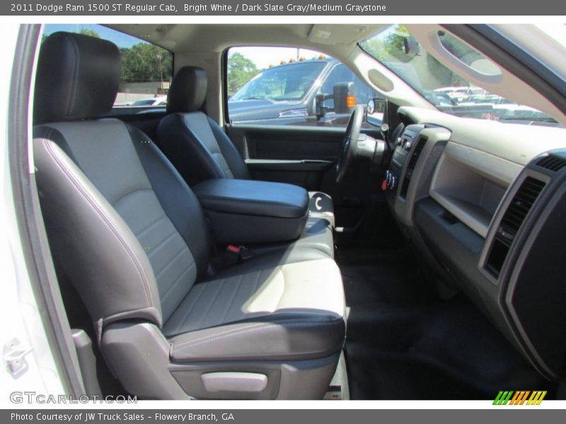 Bright White / Dark Slate Gray/Medium Graystone 2011 Dodge Ram 1500 ST Regular Cab