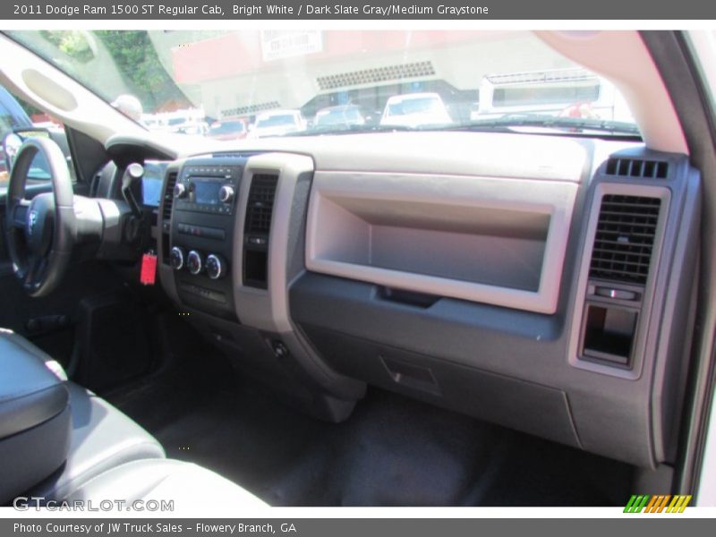 Bright White / Dark Slate Gray/Medium Graystone 2011 Dodge Ram 1500 ST Regular Cab
