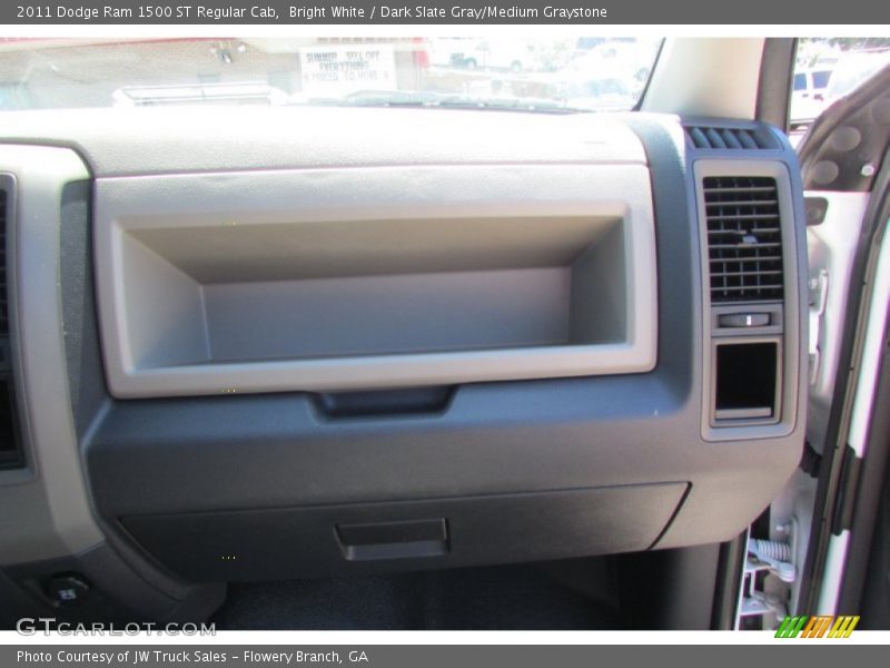Bright White / Dark Slate Gray/Medium Graystone 2011 Dodge Ram 1500 ST Regular Cab