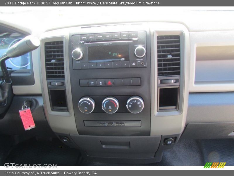 Bright White / Dark Slate Gray/Medium Graystone 2011 Dodge Ram 1500 ST Regular Cab
