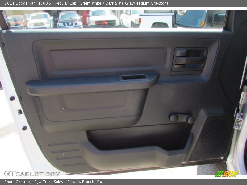 Bright White / Dark Slate Gray/Medium Graystone 2011 Dodge Ram 1500 ST Regular Cab