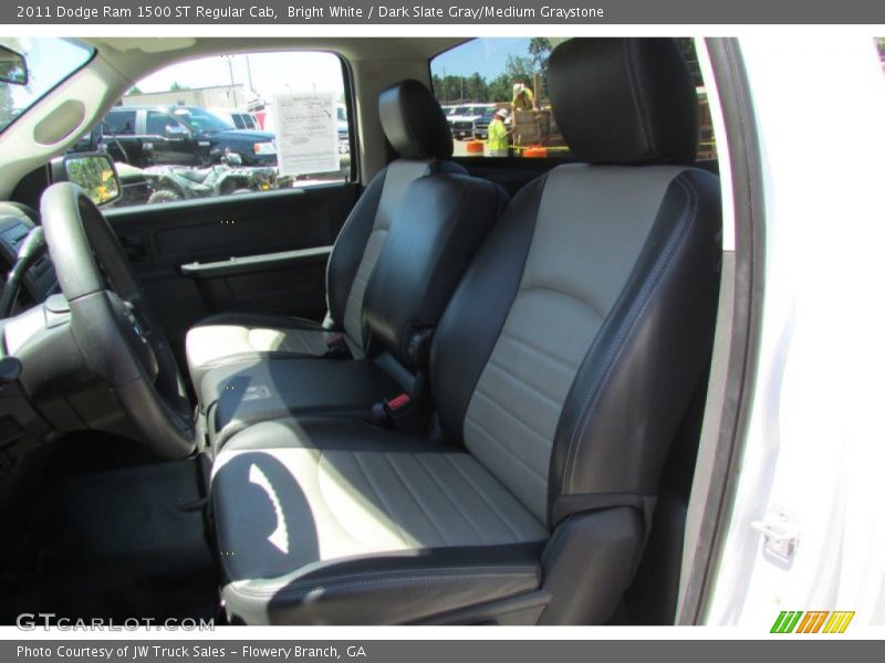 Bright White / Dark Slate Gray/Medium Graystone 2011 Dodge Ram 1500 ST Regular Cab