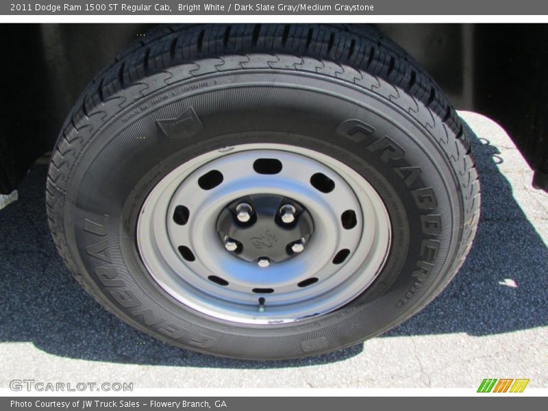 Bright White / Dark Slate Gray/Medium Graystone 2011 Dodge Ram 1500 ST Regular Cab