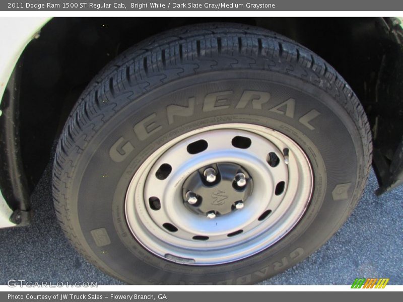 Bright White / Dark Slate Gray/Medium Graystone 2011 Dodge Ram 1500 ST Regular Cab