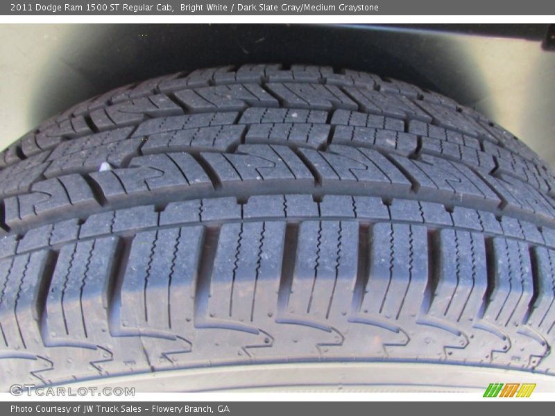 Bright White / Dark Slate Gray/Medium Graystone 2011 Dodge Ram 1500 ST Regular Cab