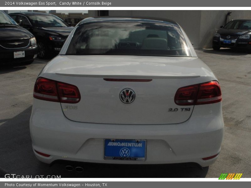 Candy White / Cornsilk Beige 2014 Volkswagen Eos Sport