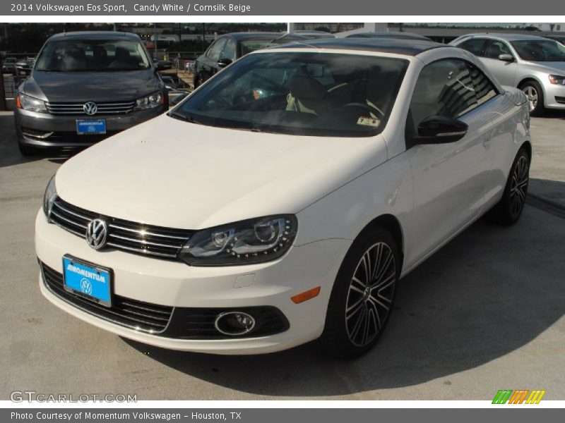 Candy White / Cornsilk Beige 2014 Volkswagen Eos Sport